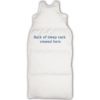Small Tall White Cotton Back