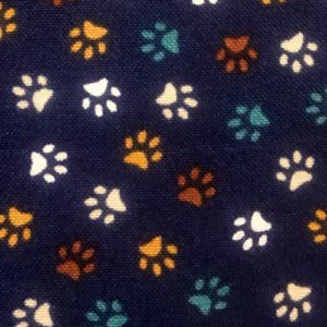 Paw Prints Blue Swatch