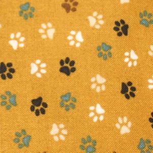 Golden Paws Print Swatch